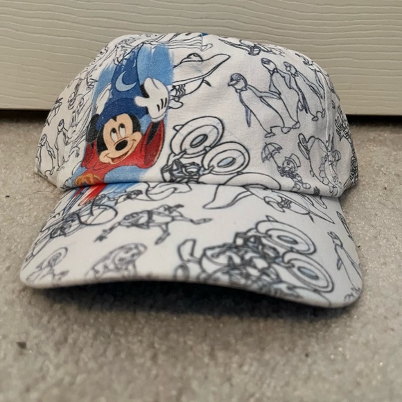 Disney Other - Sorcerer Mickey ink and paint ball cap